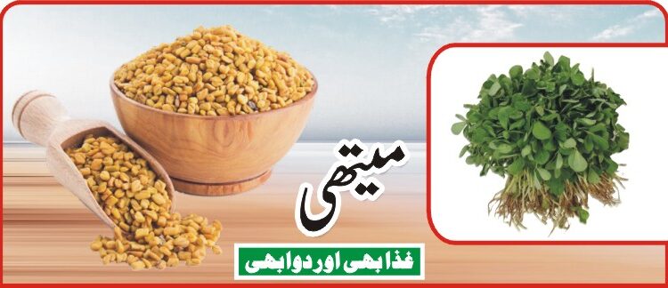 میتھی غذا بھی اوردوا بھی